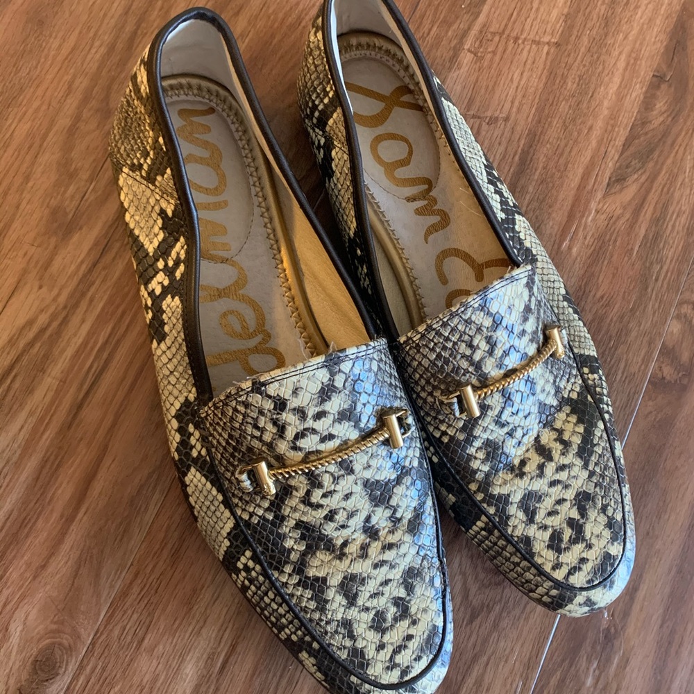 Sam Edelman Lior Snake skin Loafer 10M - Picture 2 of 10